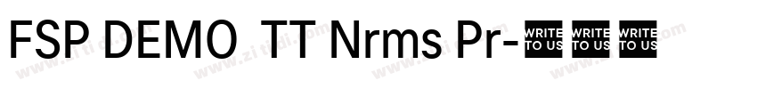 FSP DEMO  TT Nrms Pr字体转换